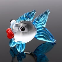 Aquarium Decorations Colorful Floating Blown Glass Bubble Micro