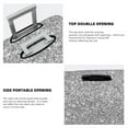 thumbnail image 5 of Lsque GlitterSilver Printed Luggage Cover, Travel Luggage Protector,Scratch and Dirt Resistant, Fits 18-32 Inch Luggage - X-Large, 5 of 9