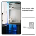 thumbnail image 3 of OULII Bisagra Metálica Para Puerta De Refrigerador Con Reforzado Y Acabado Plateado, 3 of 7