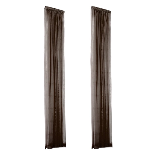 Cortinas para puertas y ventanas, cortinas de gasa coloridas para puertas y ventanas, cortinas de gasa de vidrio, mosquiteras transparentes, cortinas pequeñas de estilo rústico con lazos para puertas