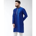 thumbnail image 3 of Mens Handmade Desginer Silk Blend Indian Bollywood Ethnic Wear Kurta, 3 of 5
