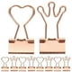 thumbnail image 2 of Rose Gold Metal Binder Clips for Home Use Assorted Sizes Great for Paperwork and Scrapbooks 10pcs, 2 of 5