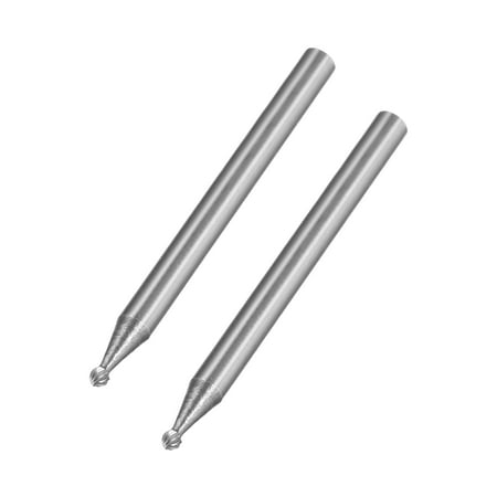 - Tungsten Carbide Single Cut Rotary Burrs Files Pointed Cone Shape with 1/8
