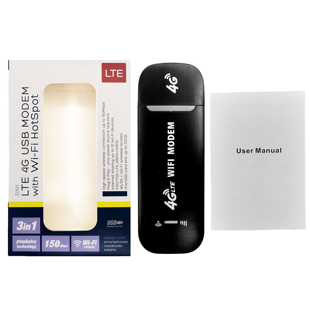 4G LTE USB Modem Unlocked WiFi Wireless Network Adapter Hotspot Router - Walmart.com