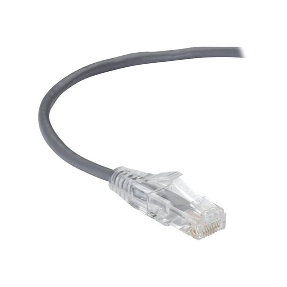 Black Box Network Services C6APC28-GY-02 Cat6a Slim Ethernet Patch Cable