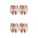 thumbnail image 3 of Jumpingount 2x cuerpo delgado sellado Flexible ropa interior para hombre calzoncillos para aspecto Sexy ropa interior para hombre calzoncillos Sexy blanco 3XL 2Conjunto, 3 of 6