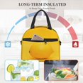 thumbnail image 5 of Sigee Yellow Lemon for Reusable Lunch Box for Men/Women for Work, Office, Picnic - Spacious, Lightweight, and Easy to Clean, 5 of 5