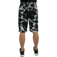thumbnail image 2 of Vibes Men Printed Board Shorts 13" Inseam Black White Male Size 2X-Large, 2 of 6