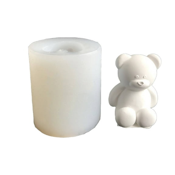 Icerun Candle Molds Cute Bear Candle Mold Candle Mold Multi-Purpose Diy Silicone Mold Silicone Molds