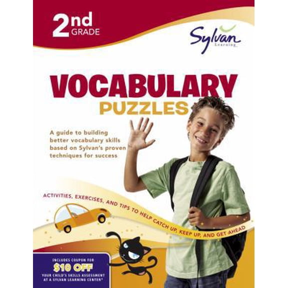 Pre-Owned 2nd Grade Vocabulary Puzzles: A Guide to Building Better Vocabulary Skills Based on Sylvan's Proven Techniques for Success (Paperback) 037543027X 9780375430275