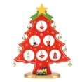 thumbnail image 1 of Decoración de madera para árbol de Navidad de escritorio, árbol de Navidad de madera, decoración navideña de madera para escritorio, árbol de Navidad de madera, decoración de mesa, máxima comodidad, 1 of 8