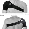 thumbnail image 5 of Shoulder Support Brace with Pressure Pad for Men Women, Adjustable Shoulder Brace for Torn Rotator Cuff, Dislocation, Joint, Bursitis, Pain, Fits Right or Left Shoulder, 5 of 9