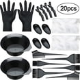 thumbnail image 2 of Juego de 20 pinceles y cuencos para teñir el cabello, kit para teñir el cabello, cuenco para teñir el cabello, pincel para teñir, protector de orejas, guantes para teñir el cabello en, 2 of 8