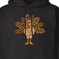 thumbnail image 3 of Inktastic Thanksgiving Turkey Adult Hoodie Sweatshirt, 3 of 4
