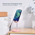 thumbnail image 4 of Cute Bunny Phone Stand, Angle Height Adjustable Cell Phone Stand（Pink）, 4 of 5