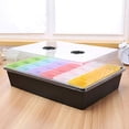 thumbnail image 3 of WREESH 20 Cells Gardening Mini Breathable Lids Plastic Germination Box Nursery Pots, 3 of 9