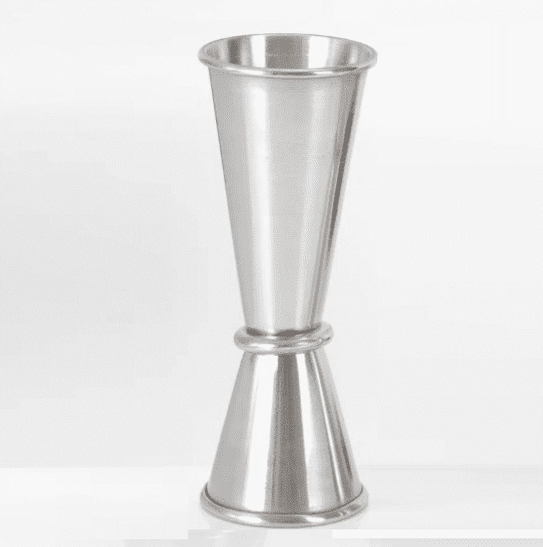 Browne Foodservice Stainless Steel Jigger - 1 Oz & 2 Oz Double-Sided Bar Measuring Tool