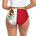 thumbnail image 2 of Women Bikini Underwear Mexican Flag Ladies Panties Hipster Briefs Undies X-Small, 2 of 6