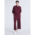 thumbnail image 2 of Scoop Women's and Women's Plus New Scubaknit Funnel Neck Sweatshirt, Sizes XS-4X, 2 of 5