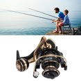 thumbnail image 4 of Metal Rolling Wheel, 5.2:1 Ratio Powerful Stable  Reel  For Ice Fishing DF4000, 4 of 8