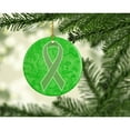 thumbnail image 2 of Carolines Treasures AN1212CO1 Lime Green Ribbon for Lymphoma Cancer Awareness Ceramic Ornament- 2.81 Dia, 2 of 3