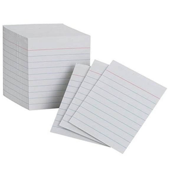 Oxfords Mini Index Cards White Ruled