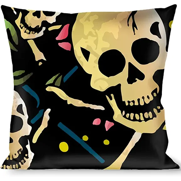 Pillow Decorative Throw Trust No One Close Up Black