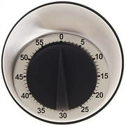 OGGI Countdown 60-Minute Kitchen Timer- Stainless Steel Countdown Timer, Cooking Timer, Ideal Time Management, Stainless Steel Kitchen Accessories, Great Addition to Kitchen Gadgets