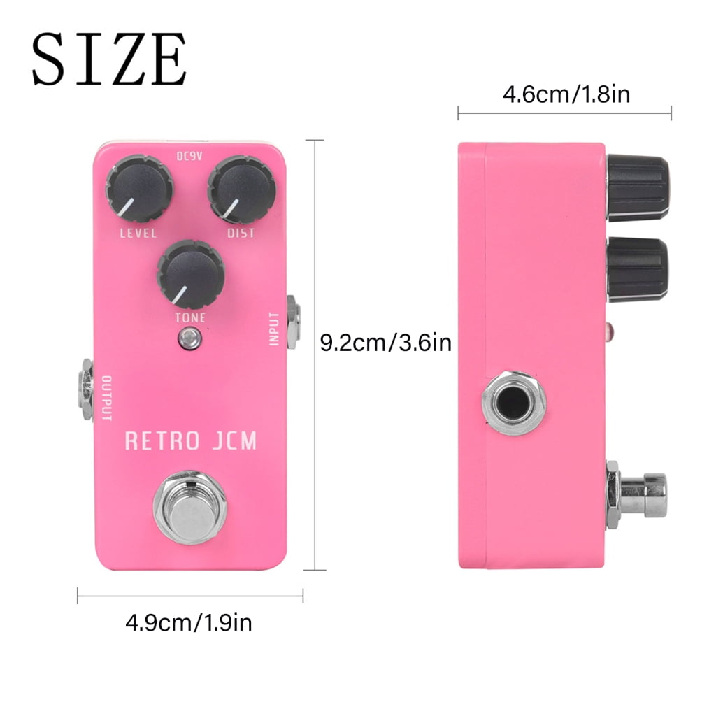 7829 Guitar Overdrive Pedal Guitar Bass Effects Pedal Processor of Overdrive Tone