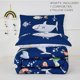 thumbnail image 5 of RYNGHIPY Juego de Ropa de Cama Infantil para Cama Twin Reversible con Estampado de Animales del Océano Edredón, 5 of 9