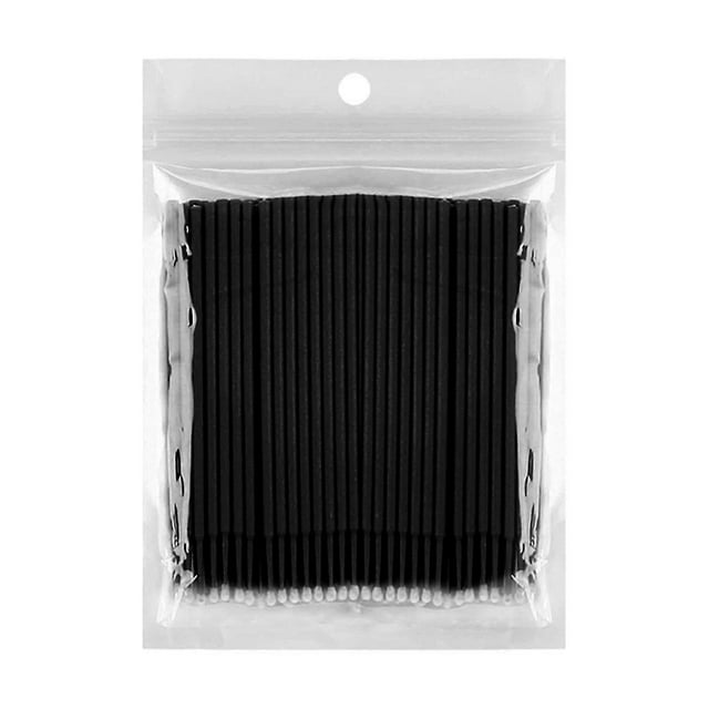 Disposable Micro Cotton Swab Bendable Eyelash Extension Applicator for Makeup