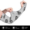 thumbnail image 3 of Balery Gray Tractor Cooling Arm Sleeves for Men & Women – Breathable, Moisture-Wicking Arm Sleeves for Women, Men & Kids, 3 of 8