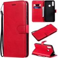 thumbnail image 1 of HAHDAXIA Compatible for Case LG W30, PU Leather Folio Card Holder Storage Wallet Case,Magnetic Closure Shockproof Kickstand for Women Men Red & 2X Screen Protector, 1 of 7