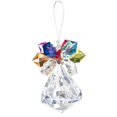 Star Suncatcher - Rainbow Star Burst Suncatcher Ornament - Jewel Crystal