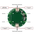 thumbnail image 2 of DC 24V 5A Touch Sensor Module for Making Blue LED Touch Sensitive Smart Epoxy River Table with Cable, 2 of 7