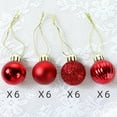 thumbnail image 4 of Mecorevxz 24 Pcs Christmas Ball Decorations 3cm Christmas Plastic Electroplating Balls Decorations for Christmas Tree Decor,Gold, 4 of 5