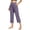 Purple, variant on Gsakboxl Women's Pants Women 2026 Summer Petite Size Lightweight High Waist Solid Straight Leg Cotton Linen Casual Full Length Trousers Beige