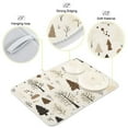 thumbnail image 3 of Yayeee Dish Drying Mat for Kitchen Counter 16"x18" Microfiber Absorbent Pad, Winter Forest, 3 of 7