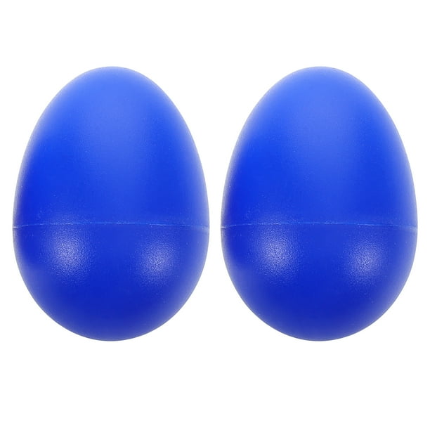 2 maracas de plástico para huevos, juguetes para el desarrollo infantil temprano, instrumentos musicales divertidos para preescolares