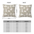 thumbnail image 2 of Pofeuu Rabbit And Flower Print Double-sided plush pillowcase Square Throw Pillow Covers Pillows Cover for Living Room Bedroom Sofa Couch Cushion Cover（No pillow core）-24"x24", 2 of 7