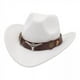 thumbnail image 1 of Sombrero de vaquero occidental,Sombrero de vaquero occidental para adultos,mujeres y hombres,Sombreros de Pescador de Disfraces Caballero Dama Jazz,Suministros para fiestas de cumpleaños de, 1 of 8