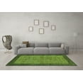 thumbnail image 3 of Ahgly Company Indoor Rectangle Abstract Turquoise Blue Modern Area Rugs, 5' x 8', 3 of 4