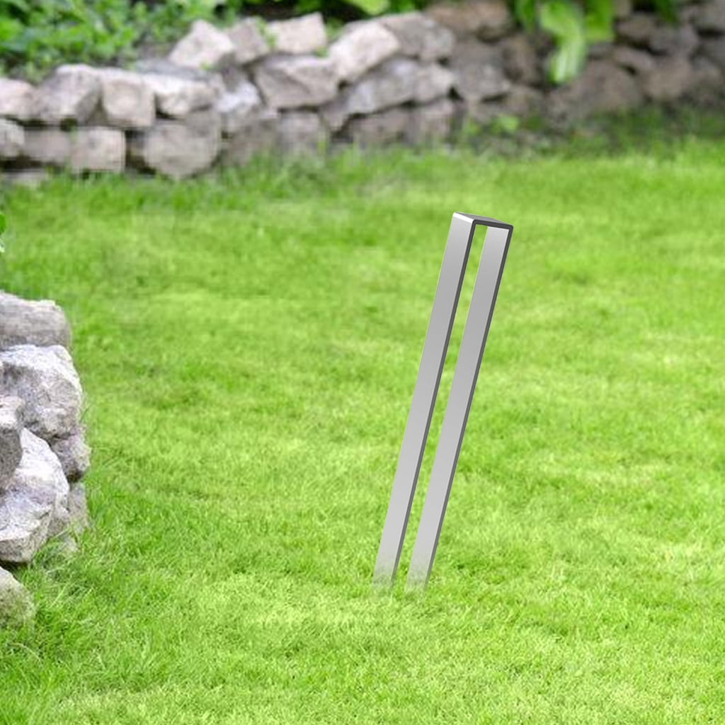 4Pcs Ground Stakes Steel Stakes Tents Heavy Duty Garden Stake Ground Anchors Peg Arch Shaped Fence Stake for Trampoline