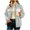 Gray, variant on Tqcoqu Stand Collar Zip Up Jacket for Women, Long Sleeve Loose Casual Sweatshirt Cardigan with Patch Pocket, 2026 Fall Trendy Outfit