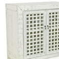 thumbnail image 4 of Bowery Hill Farmhouse Wood Accent Cabinet with Adjustable Shelves in White, 4 of 8
