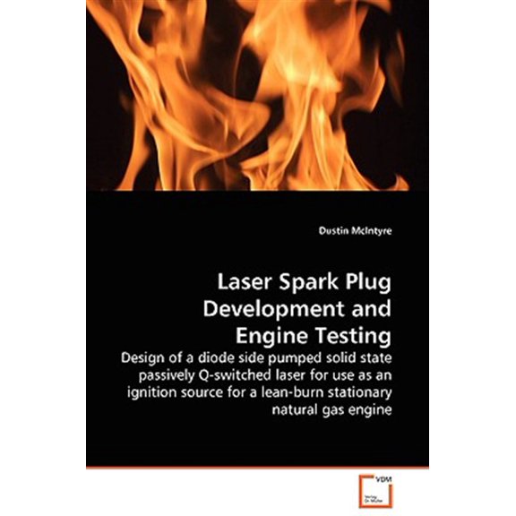 Pre-Owned Laser Spark Plug Development and Engine Testing - Design of a diode side pumped solid state passively Q-switched laser for use as an ignition source for a lean-burn stationary natural gas engine (Pape
