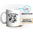 thumbnail image 5 of Drummer Retirement Mug White 11oz - My Retirement Plan - Happy Retirement Coworker Teacher Mom Boss Celebration Company Graduation, 5 of 7
