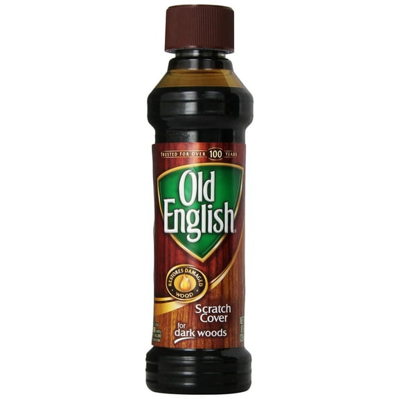 Old English Scratch Cover for Dark Wood - Restores Wood Finish - 8 oz