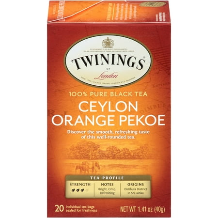 Ceylon Breakfast - (6 Boxes) Twinings of London Ceylon Black Tea Bags, 20 Ct
