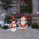 thumbnail image 4 of Decoración Navideña Para Jardín Y Exteriores. Papá Noel De Plástico. Decoración Navideña Para Jardín. Artículos Para Fiestas Navideñas En El Jardín. Luces De Cadena., 4 of 7
